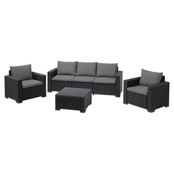 Baštenski set California 3 seater, grafit CU 253326 Baštenski set California 3 seater, grafit CU 253326